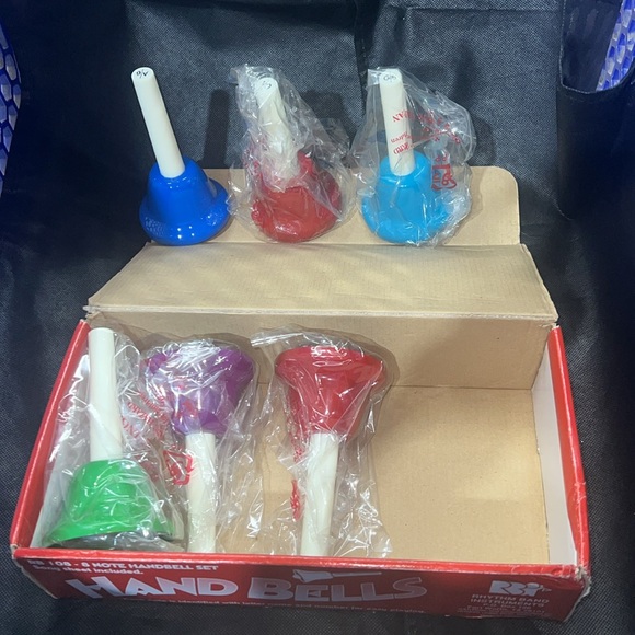 Red Hand Bells Set - Picture 3 of 3